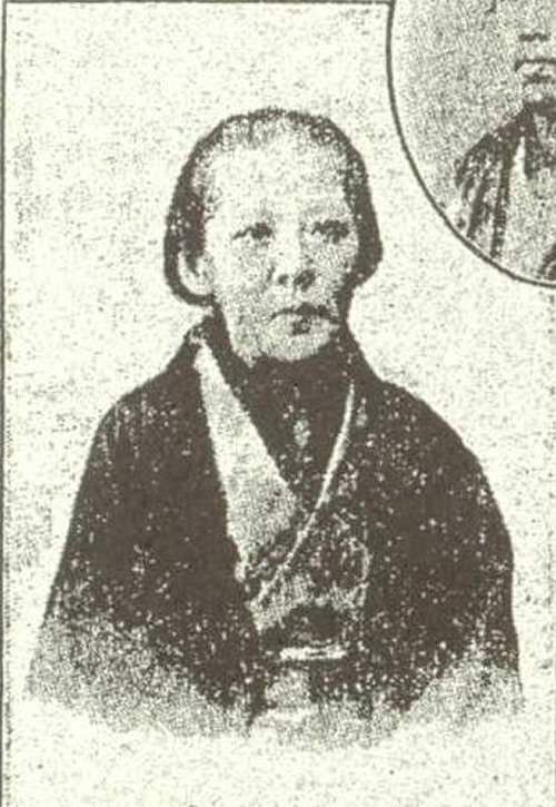 お龍（西村ツル、晩年）　※明治37年12月15日「東京二六新聞」掲載