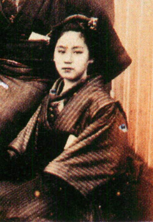 長崎の女性（拡大）