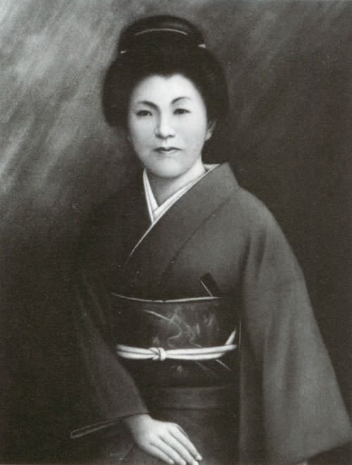 西郷千重子の肖像画